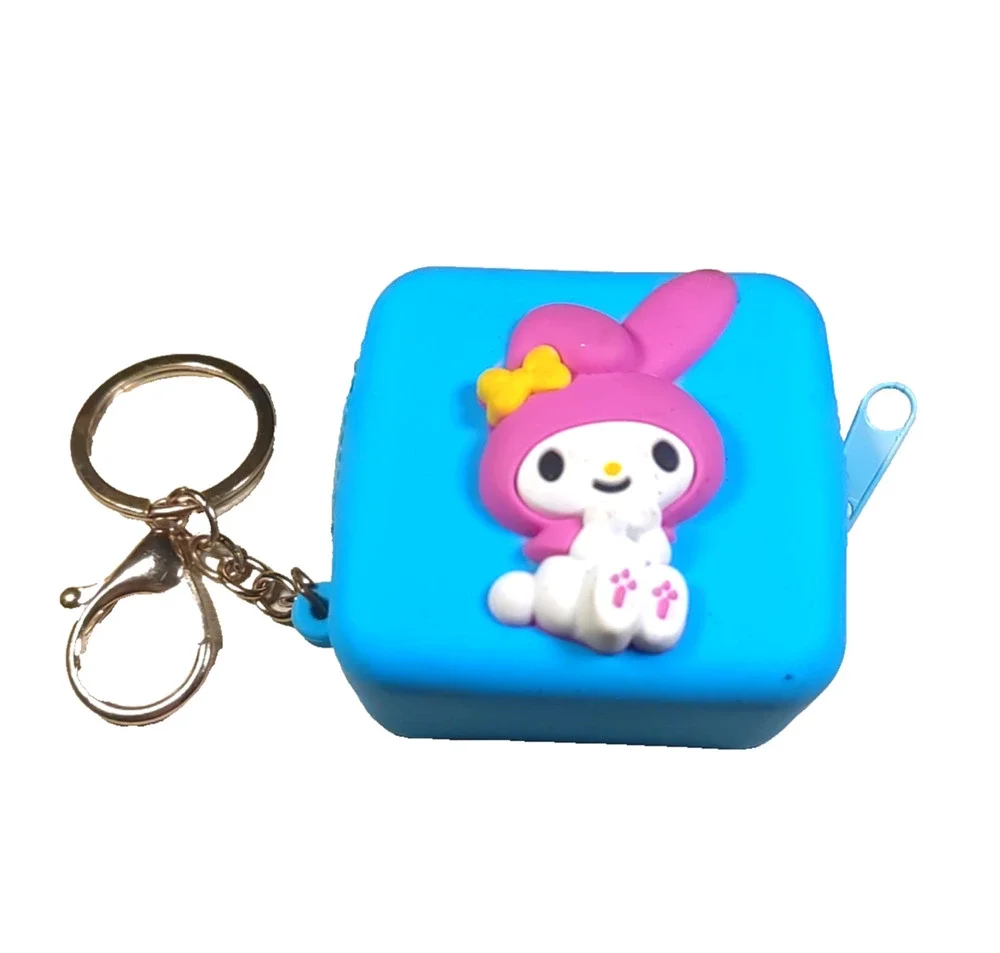 Blue Money Pouch Keychain Back Pack Buddy Bunny Rabbit